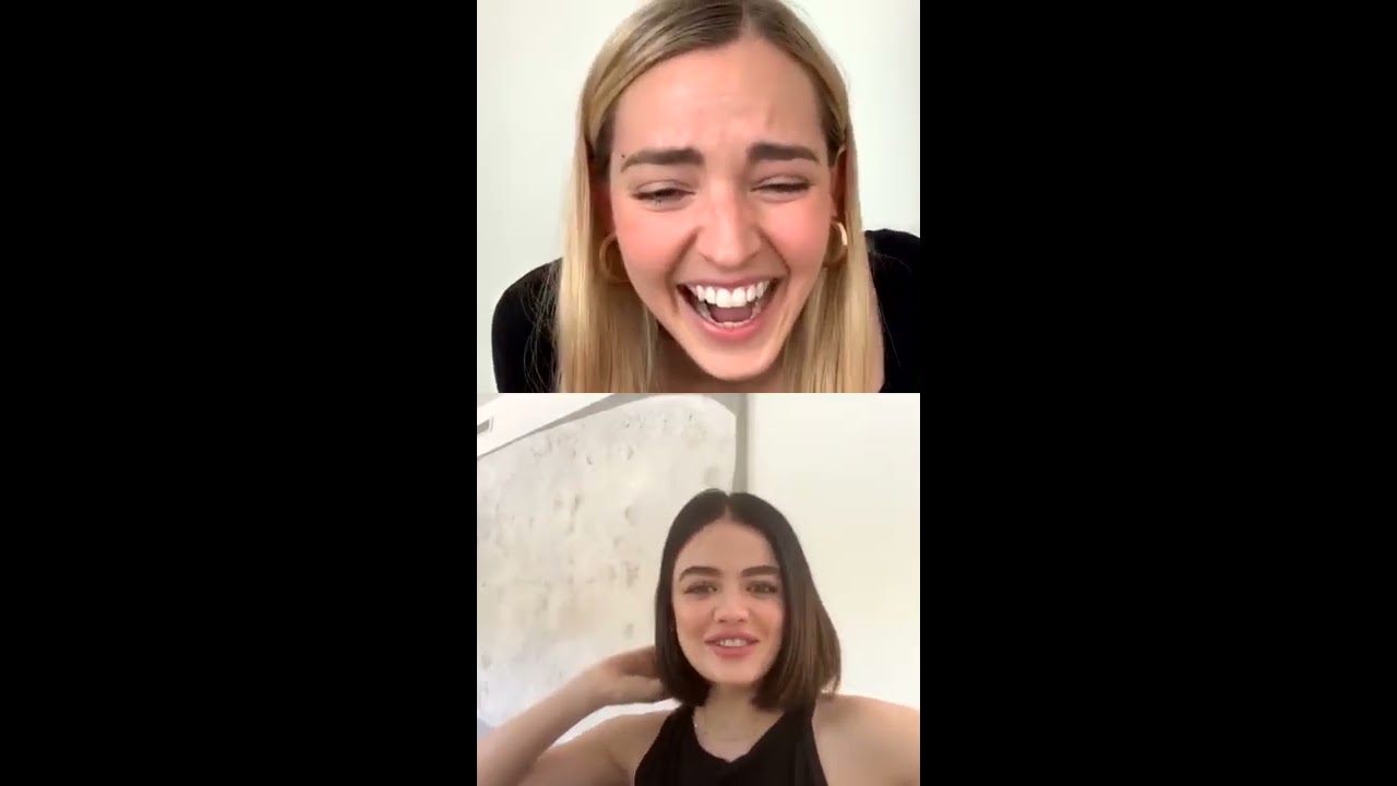 Katelyn Tarver & Lucy Hale - IG Live 2020