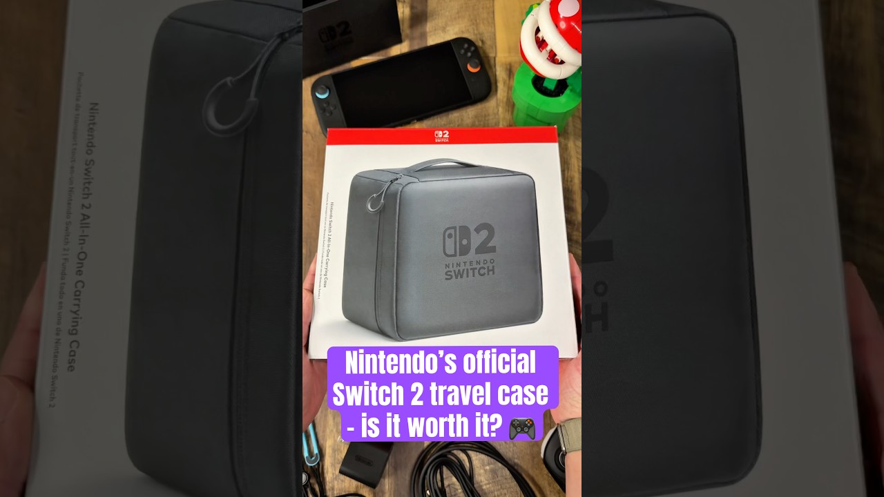 Is Nintendo&rsquo;s Official Switch 2 All-in-One Travel Case Worth It? 🎮 #nintendoswitch2