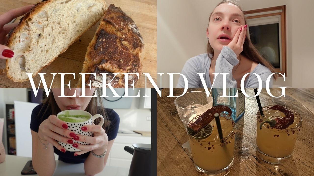 A WEEKEND VLOG💌galentines, pilates, baking my first ever sourdough!