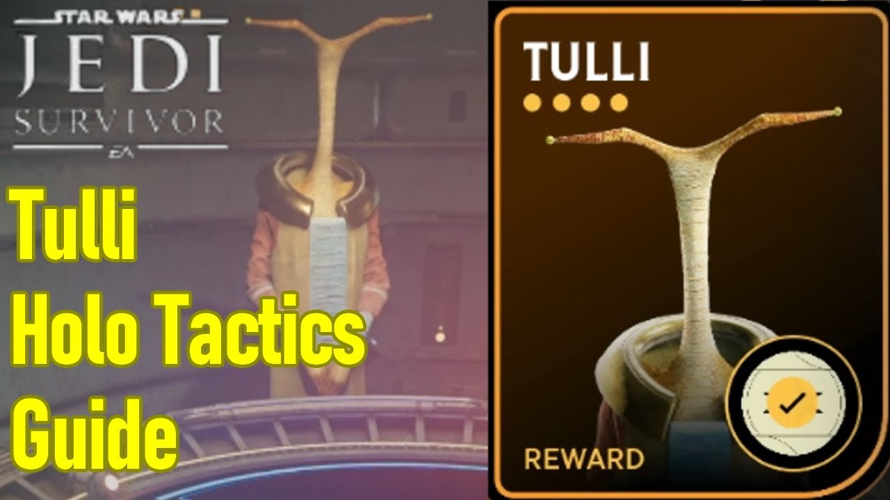Star Wars Jedi Survivor holo tactics Tulli guide / walkthrough, how to beat Tulli consistently