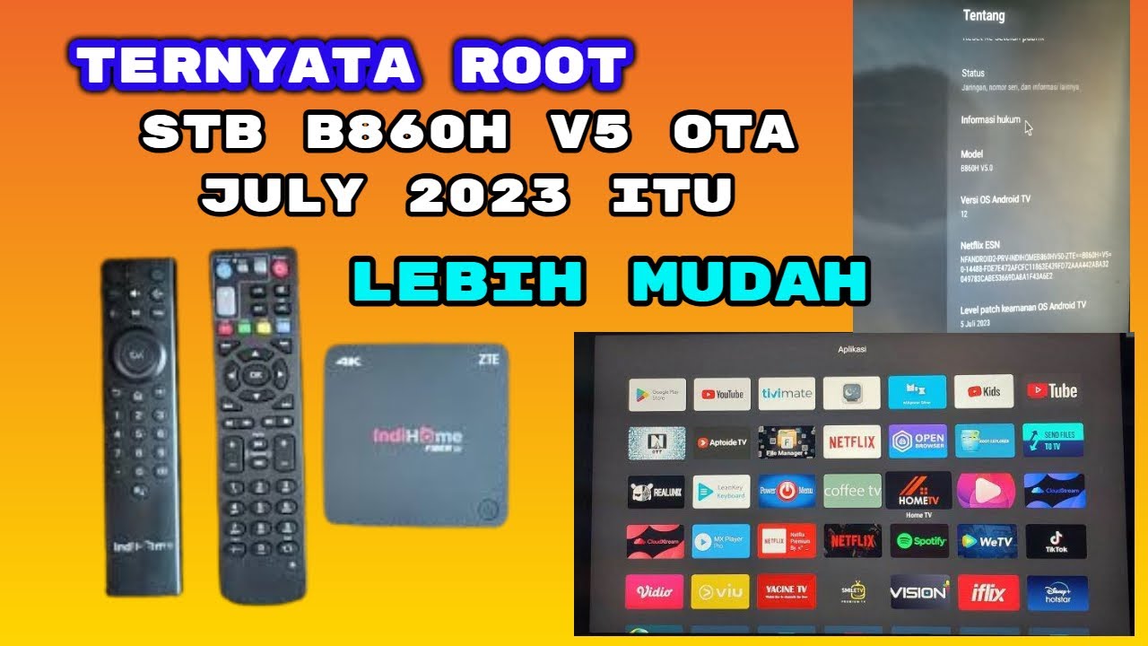 Unlock STB b860h v5 ota  july 2023 itu ternyata lebih mudah untuk pemula pun pasti bisa
