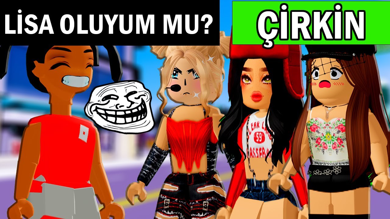 BLACKPİNK FANI KIZLARI TROLLEDİM !? Kavga Çıkarttım🤣  (Roblox Brookhaven Rp)