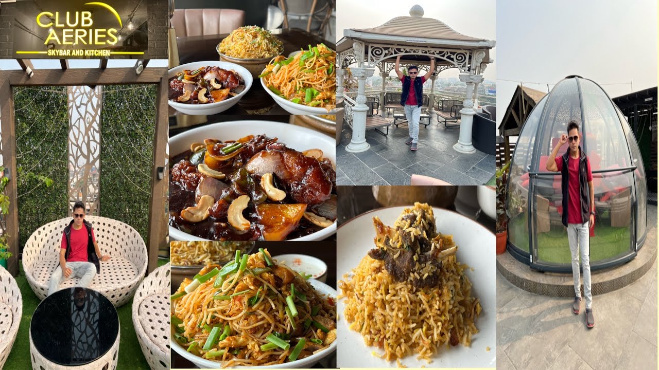 The Best Rooftop Restaurant in Kolkata @ CLUB ARIES Gariahat🔥South Kolkata Best Rooftop Cafe ||