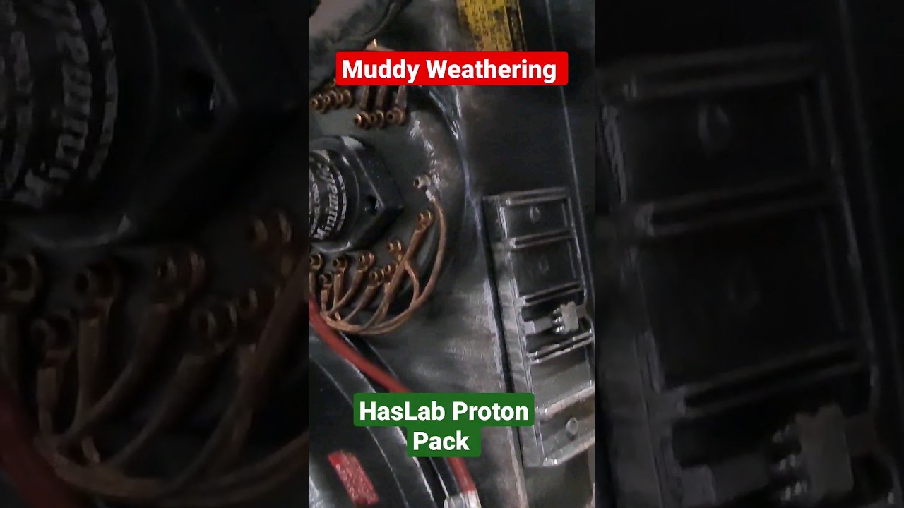 Haslab Proton Pack Muddy Effect #protonpack #hasbro #haslab #ghostbusters