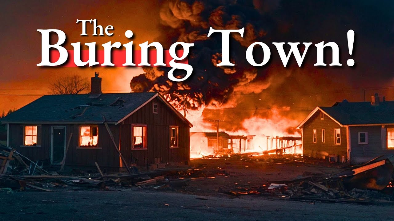 Exploring a Pennsylvania Ghost Town Burning For Decades!