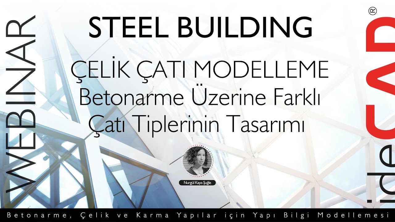 Моделирование и Проектирование Стальных Крыш на Железобетонном Здании | ideCAD Structural