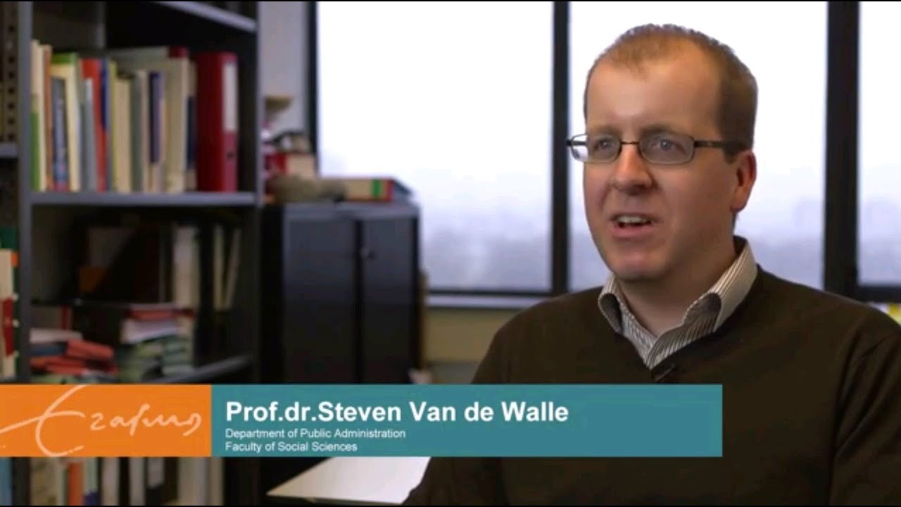 Public Administration PhD research Erasmus University Rotterdam | Prof. dr. Steven Van de Walle