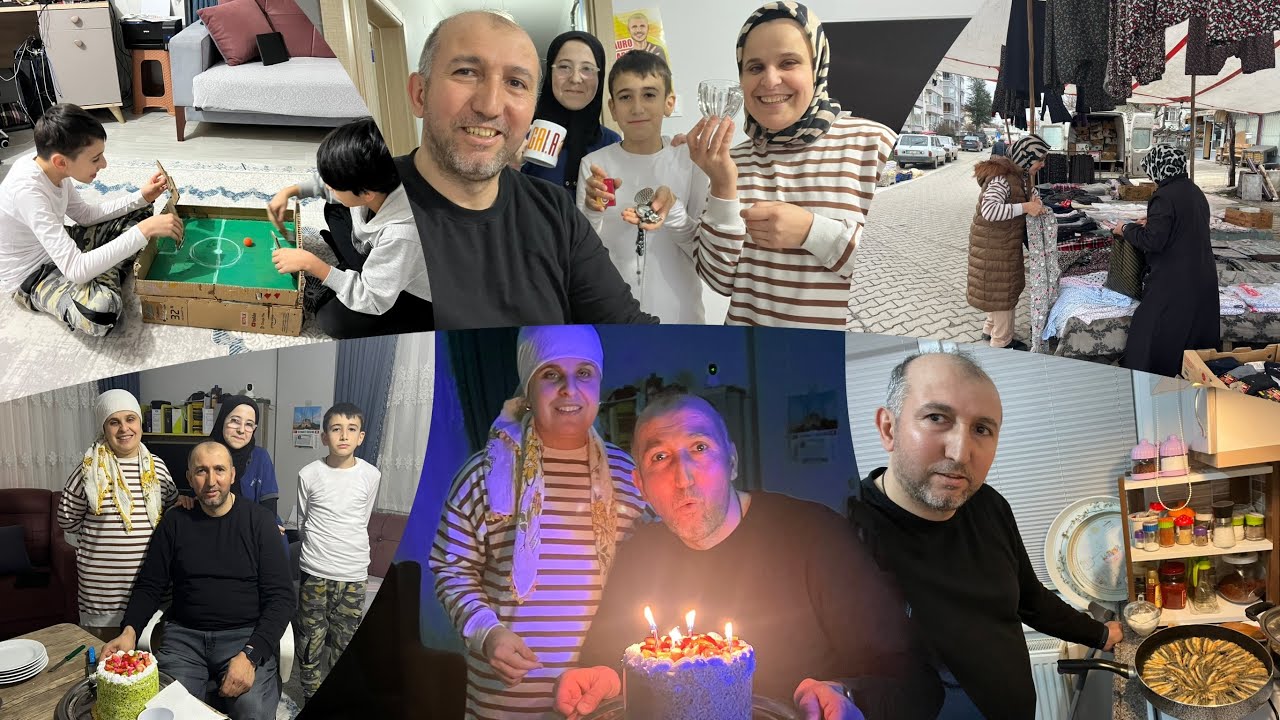 Güler ile Salı pazarı alışverişi çocuklar dan doğum günü hediyesi 