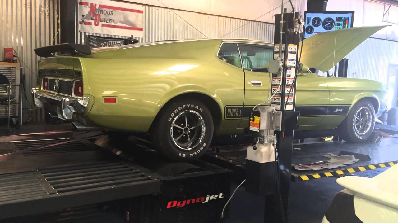 1973 Mustang Mach1 351 4V Dyno Pull