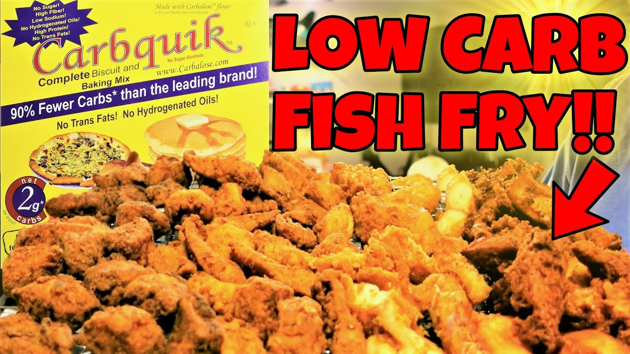 Жареная рыба с низким содержанием углеводов! Пивной кляр Carbquik и сухой кляр со змееголовом