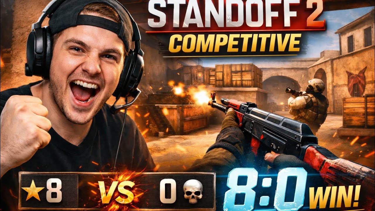 🔥 Standoff 2 Competitive Gameplay – 8:0 Domination!