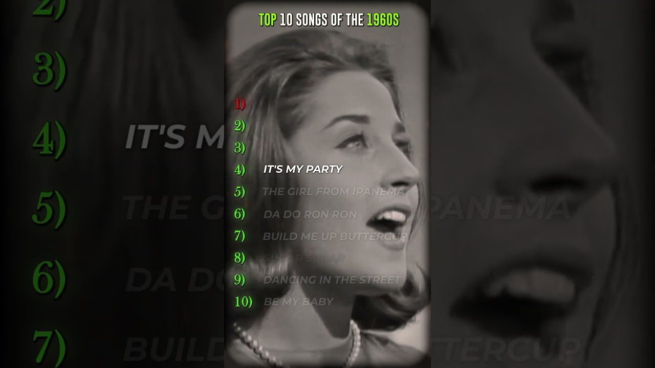 Top 10 Songs of the 1960's🎶 #60s #nostalgia #music #song