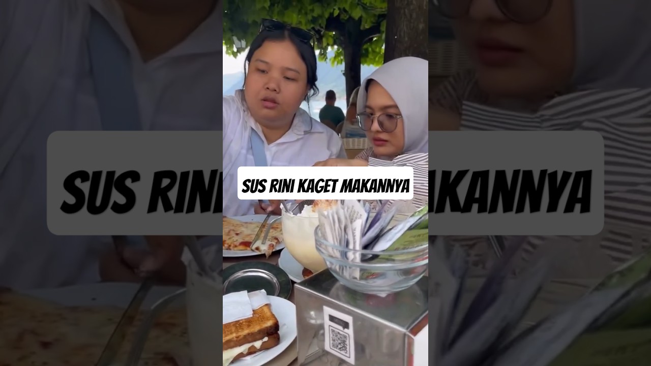 Jauh-jauh Ke Italia makanan orang kaya Cuma gini Sus Rini Kaget ngakak banget
