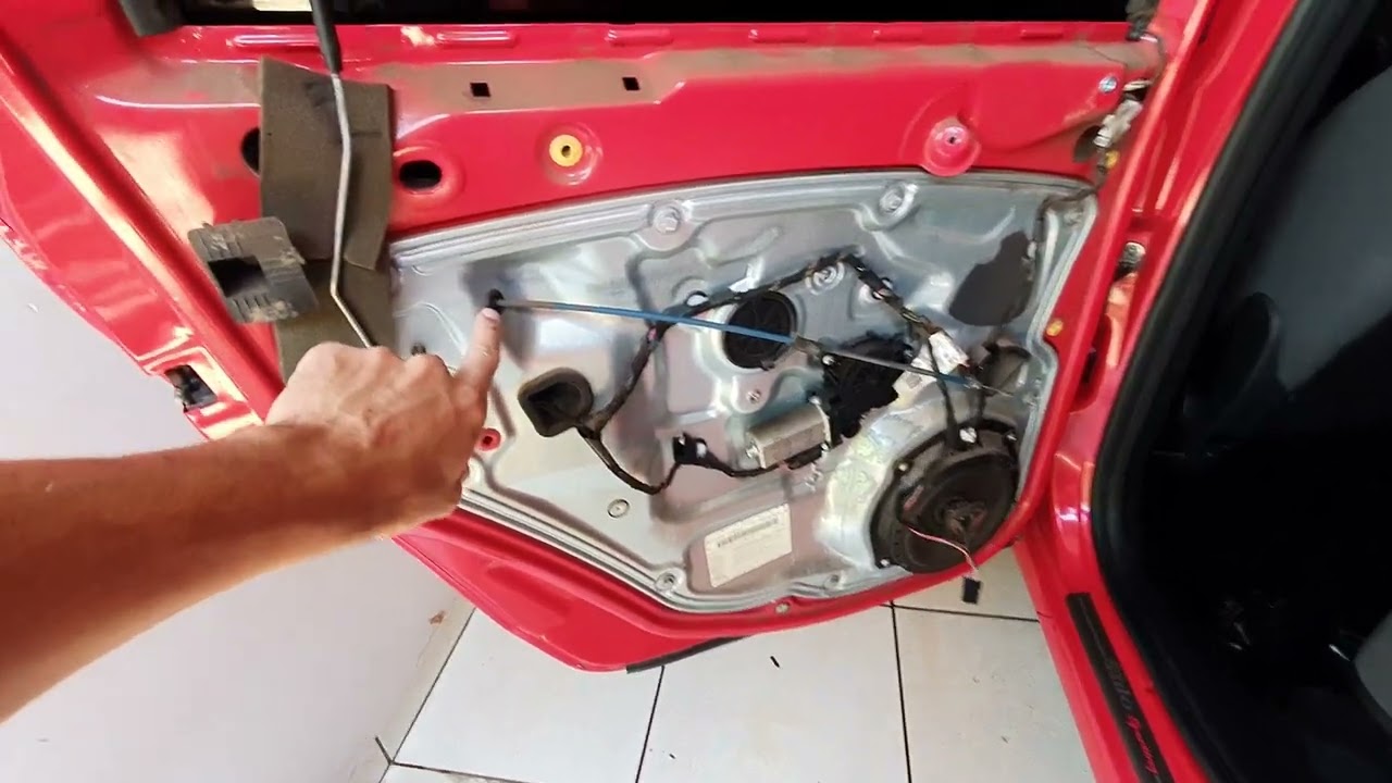 Fiat Stilo Sporting | Como desmontar a porta | PORTA TRASEIRA PASSAGEIRO