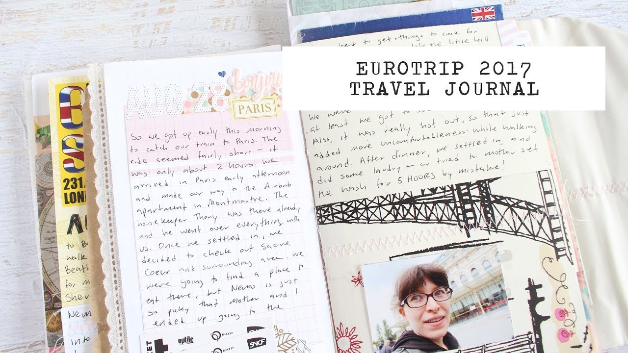 TRAVEL JOURNAL Flip Through | Eurotrip 2017
