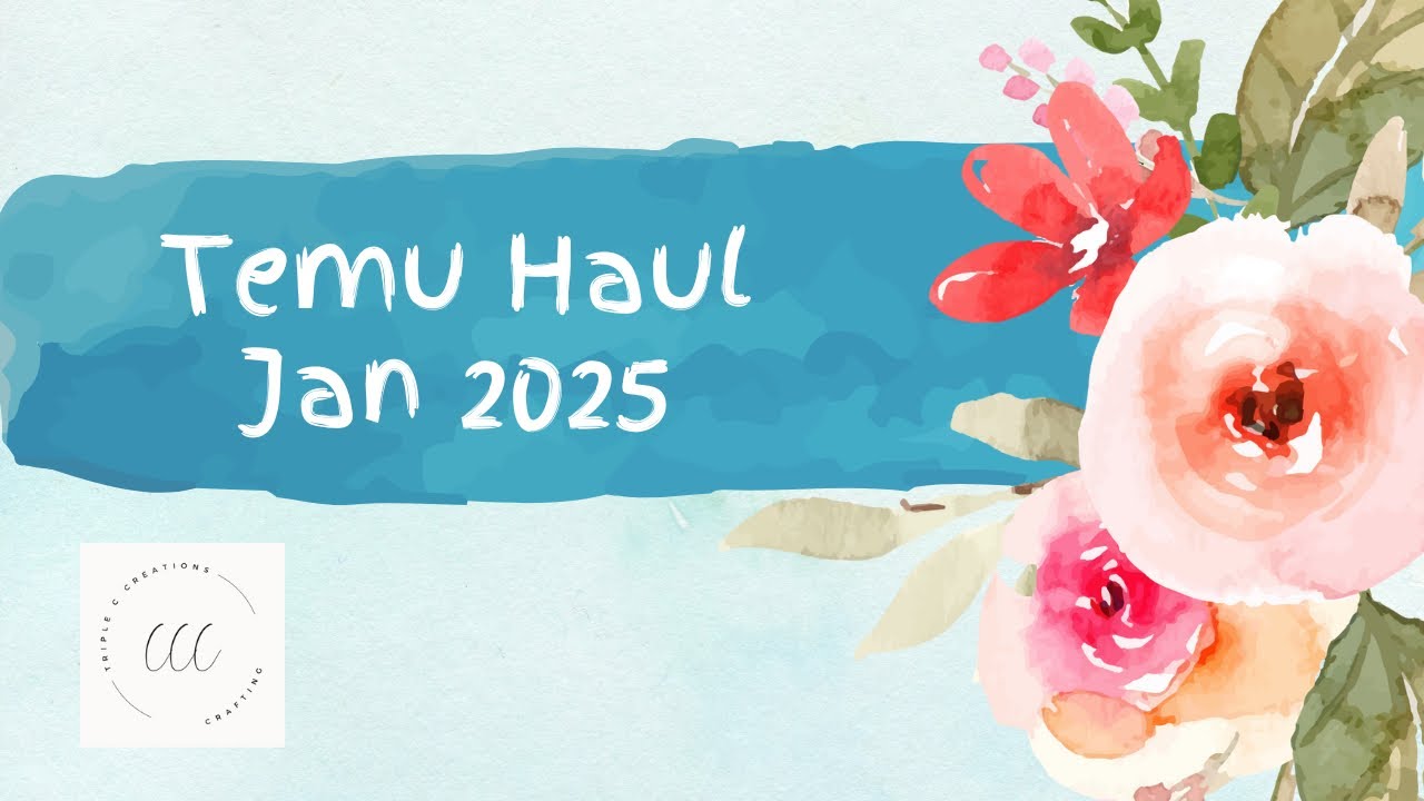 Temu Craft Haul January 2025