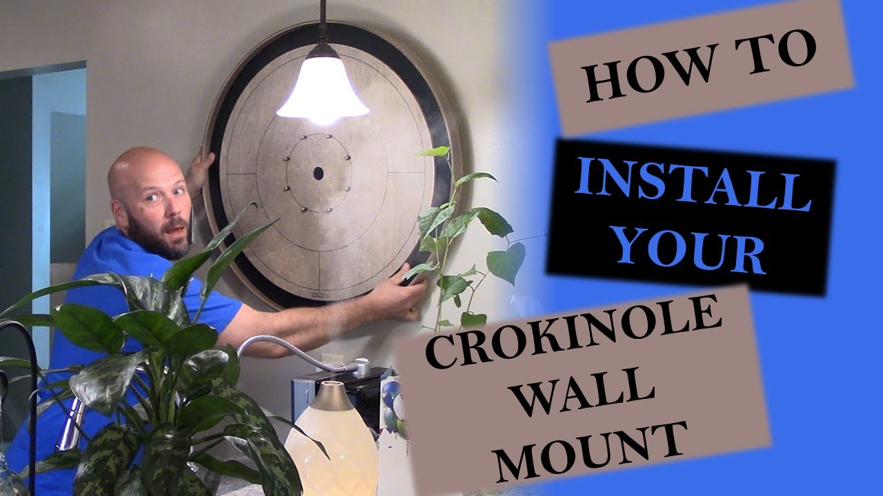How to Install Your Crokinole Wall Mount