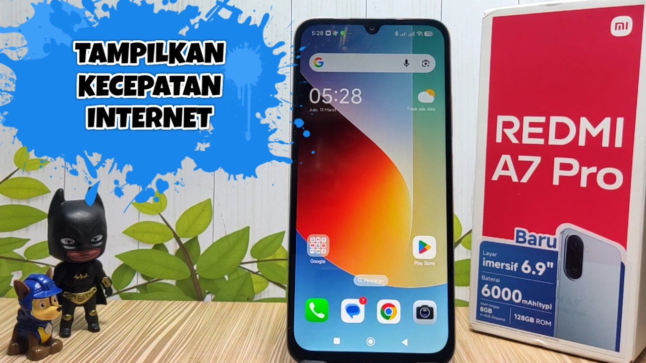Cara Menampilkan Kecepatan Internet Di HP Redmi A7 Pro