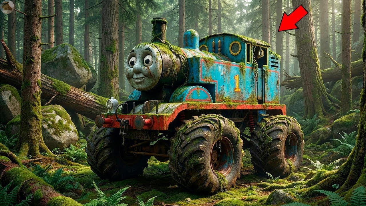 Thomas the Monster Truck Engine - Abandoned in the Forest to Full ASMR Restoration