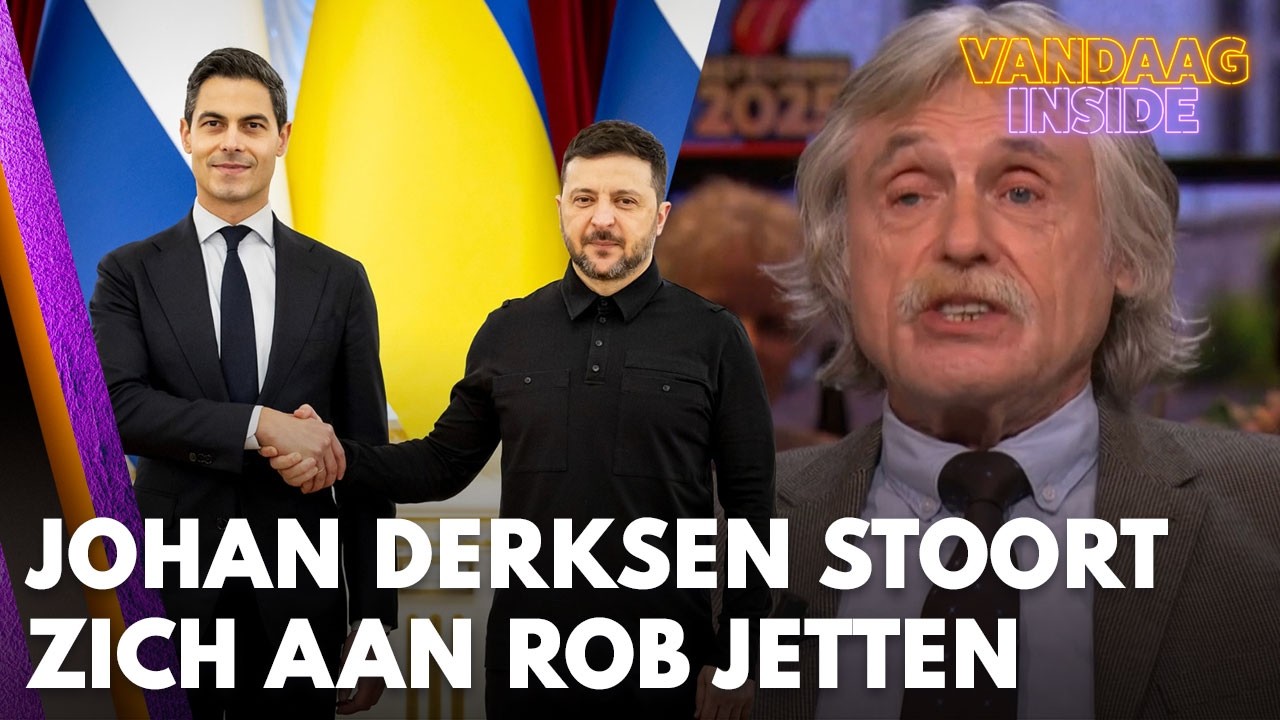 Johan Derksen stoort zich aan Rob Jetten: 'Ga eens problemen oplossen in Nederland!'