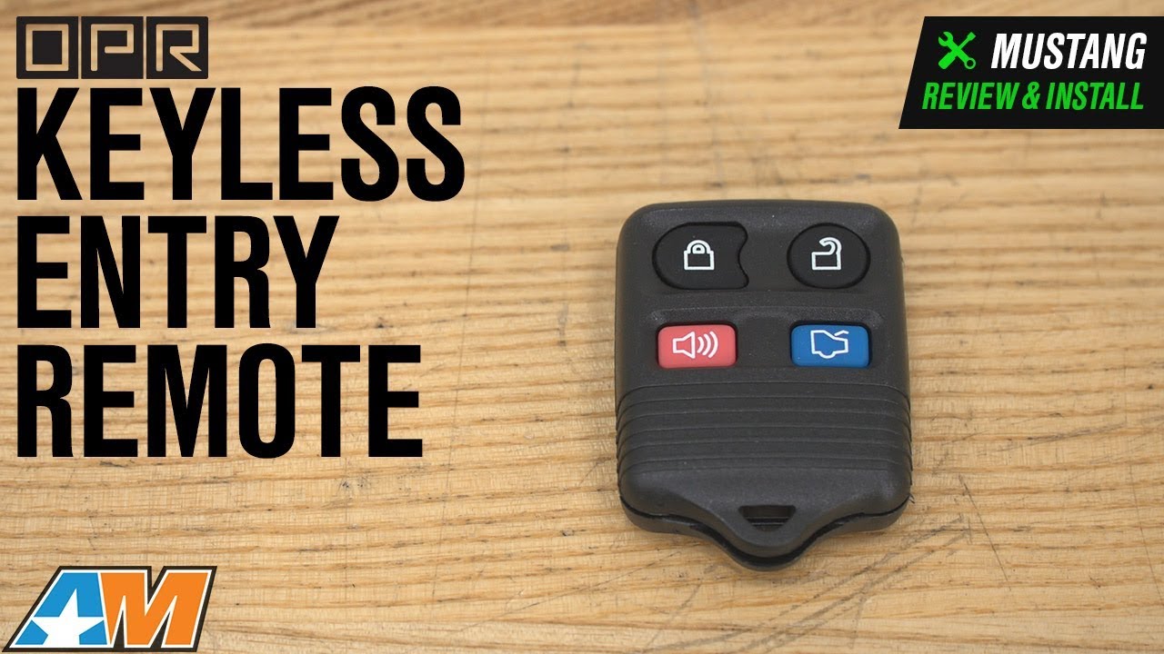 1999-2014 Mustang OPR Keyless Entry Remote Review & Install
