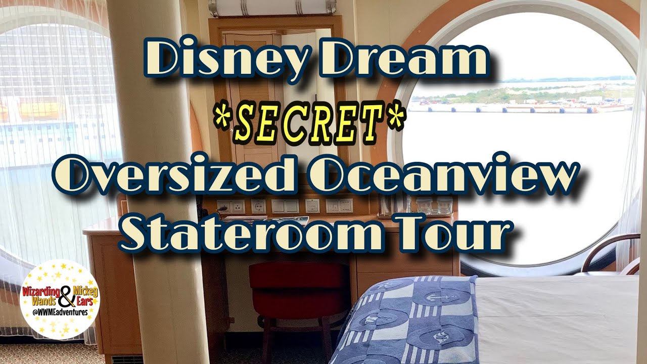 SECRET Stateroom | Disney Dream | 6016  Deluxe Oceanview Stateroom 8A | Disney Cruise Line