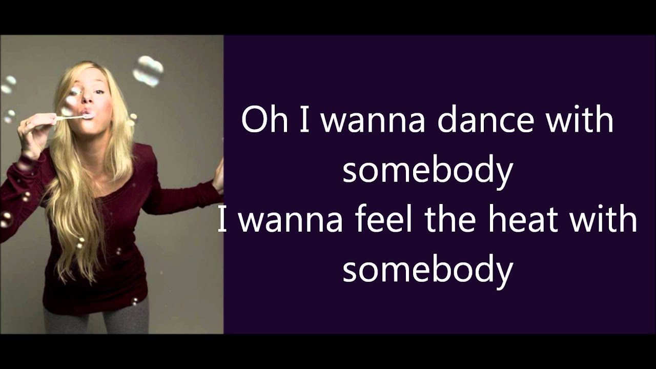 Glee - I wanna dance with somebody Lyrics