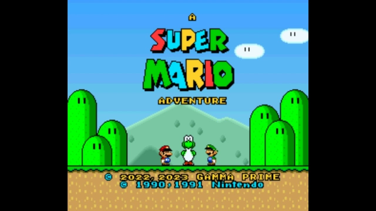 SMW Custom Music - Super Mario Advance 2: Super Mario World - Title Screen