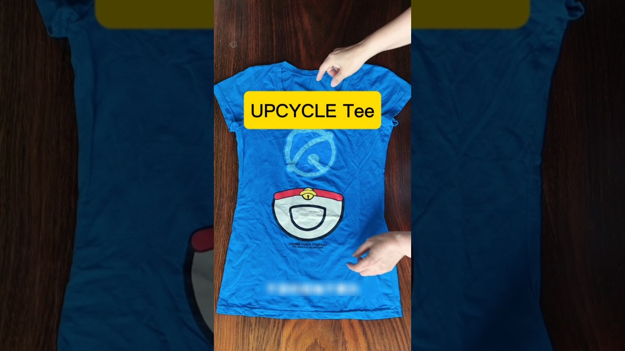 DIY Upcycle | How to make a apron from an Old T Shirt at Home #shorts #sewing #diyfashion