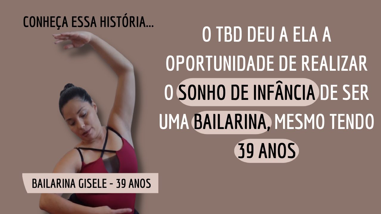 Conheça essa Bailarina da Vida Real - Gisele 39 Anos