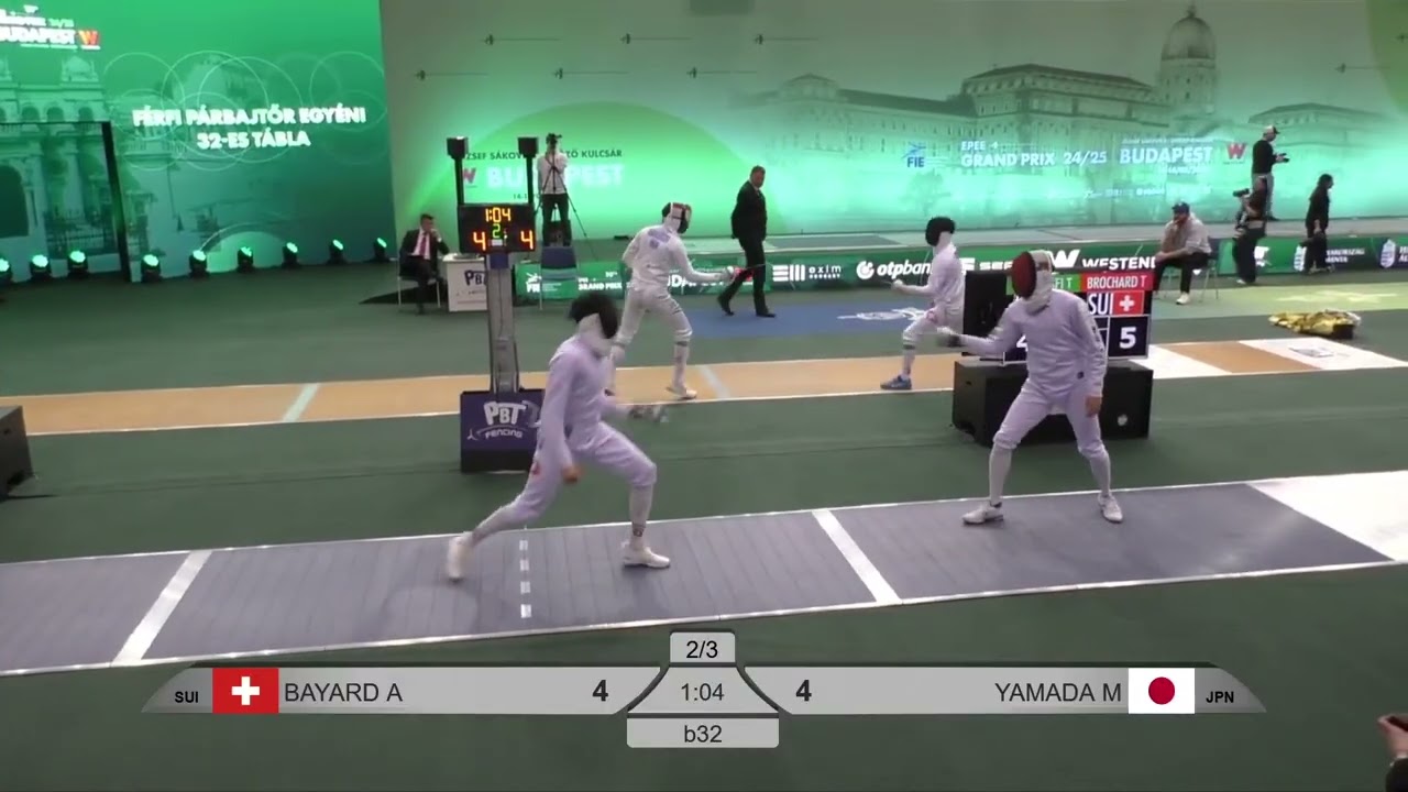 2025 112 SME WESTEND Grand Prix, Budapest BAYARD Alexis vs YAMADA Masaru