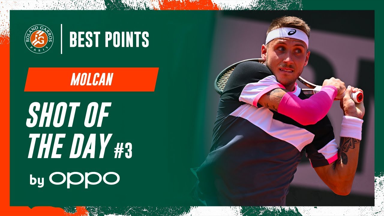 Shot of the day #3 Alex Molcan | Roland-Garros 2023