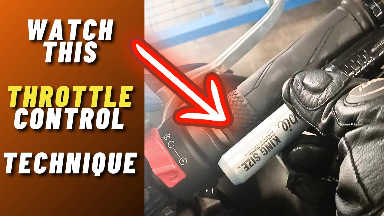 Smooth Throttle Control Tip on a Motorcycle. #motorcycle #throttlecontrol