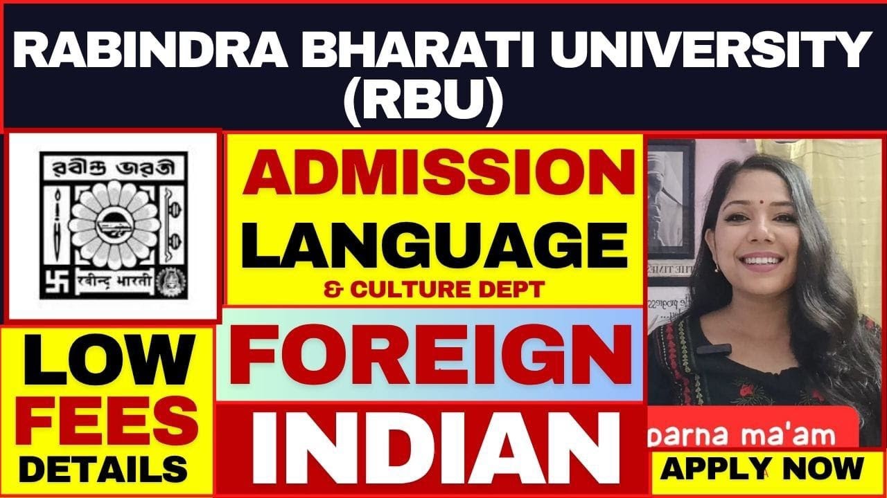Rabindra Bharati University Admission 2025 |  Language Courses At Rabindra Bharati University | #rbu