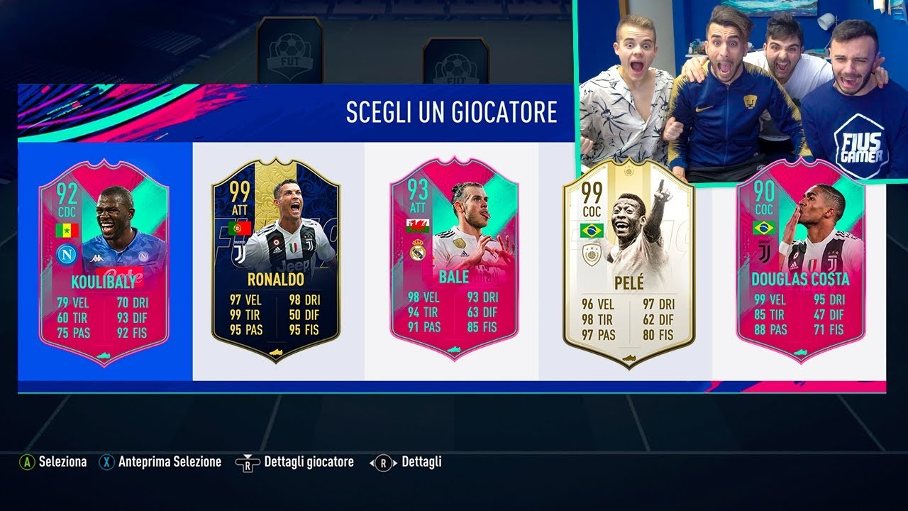 😱 QUANTI FUT BIRTHDAY e ICON PRIME MOMENTS! FUT DRAFT CHALLENGE w/ FIUS GAMER, ENRY LAZZA e TATINO