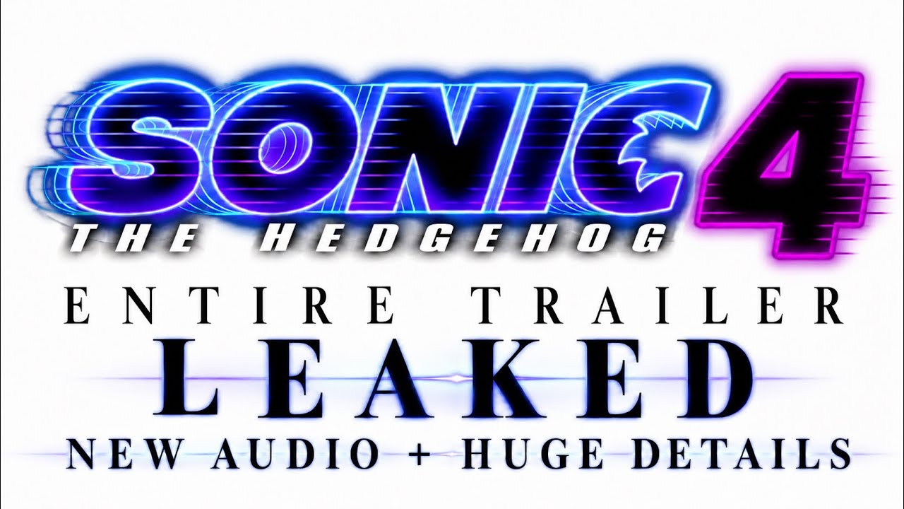 ПОЛНЫЙ СЛИВ СЦЕНАРИЯ ТРЕЙЛЕРА Sonic Movie 4