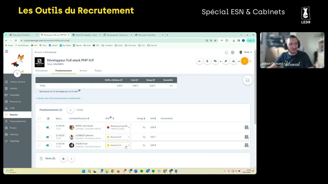#LODR spécial cabinets & ESN - Présentation et démo BoondManager