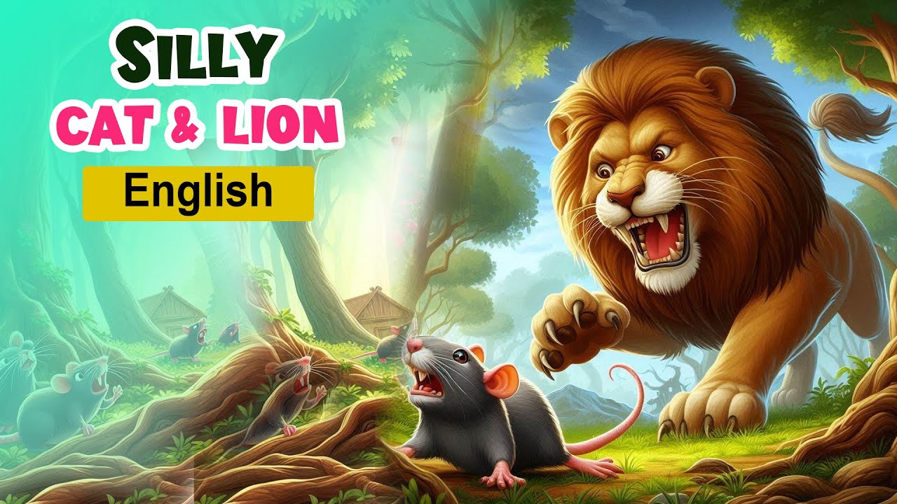 Silly Cat & Lion l Moral Story in English l StoryToons TV-English
