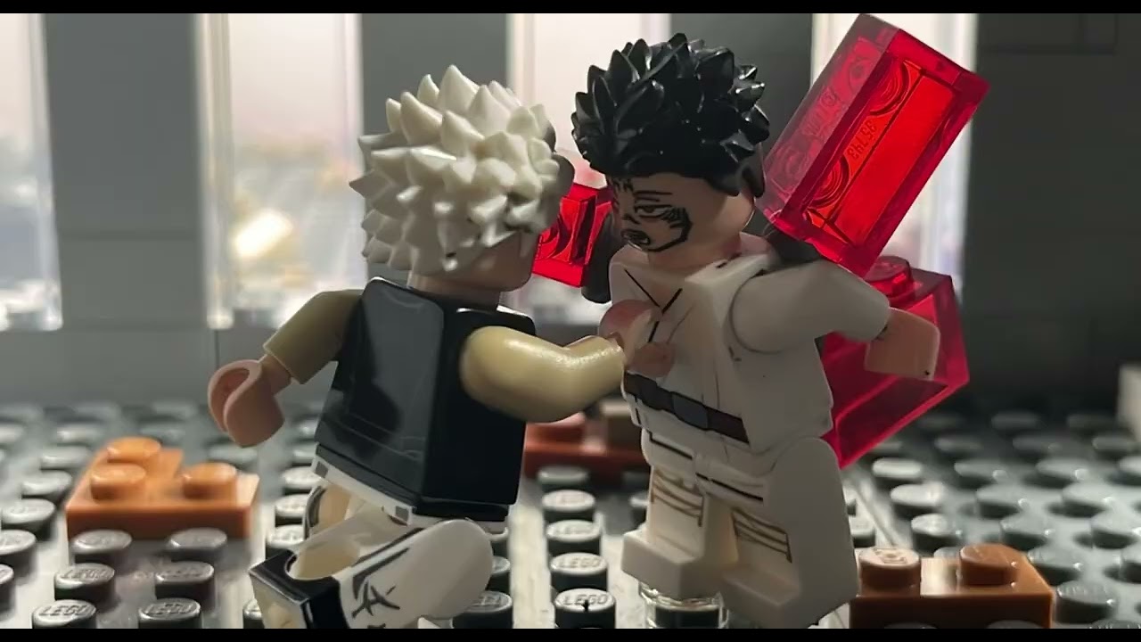 Sukuna vs Gojo in Lego