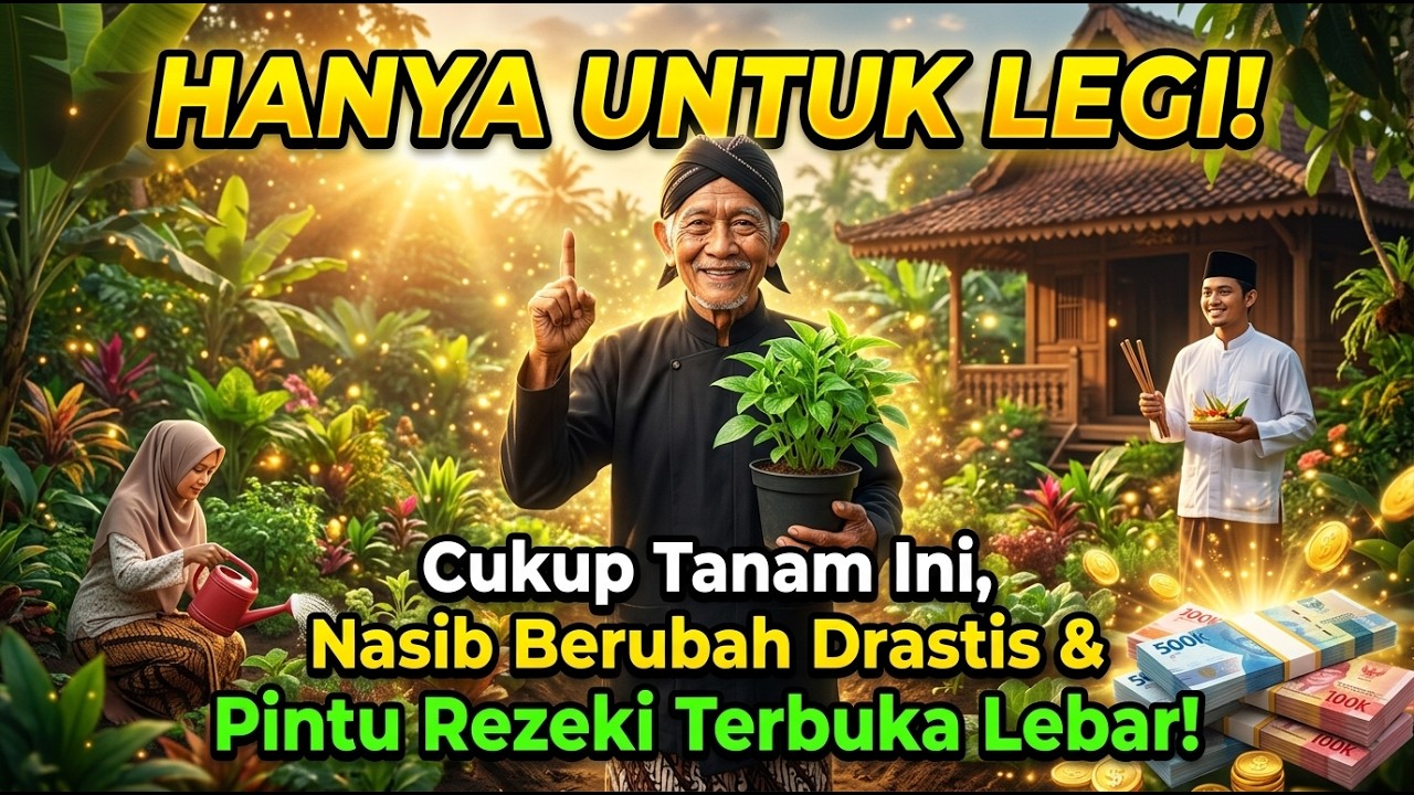 BUKTIKAN SENDIRI ❗ Cukup Tanam Ini, Weton LEGI Dikejar Uang Besar & Bebas Utang
