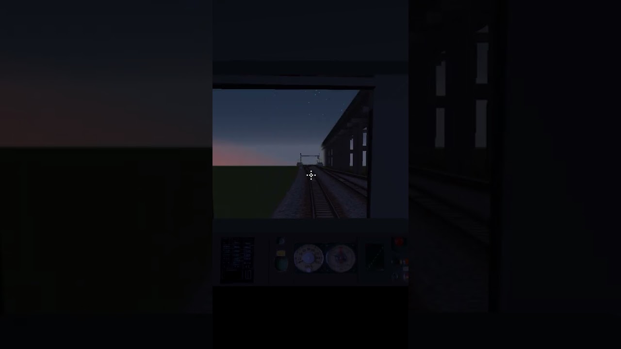 夕焼けの特急 #minecraft #realtrainmod #前面展望