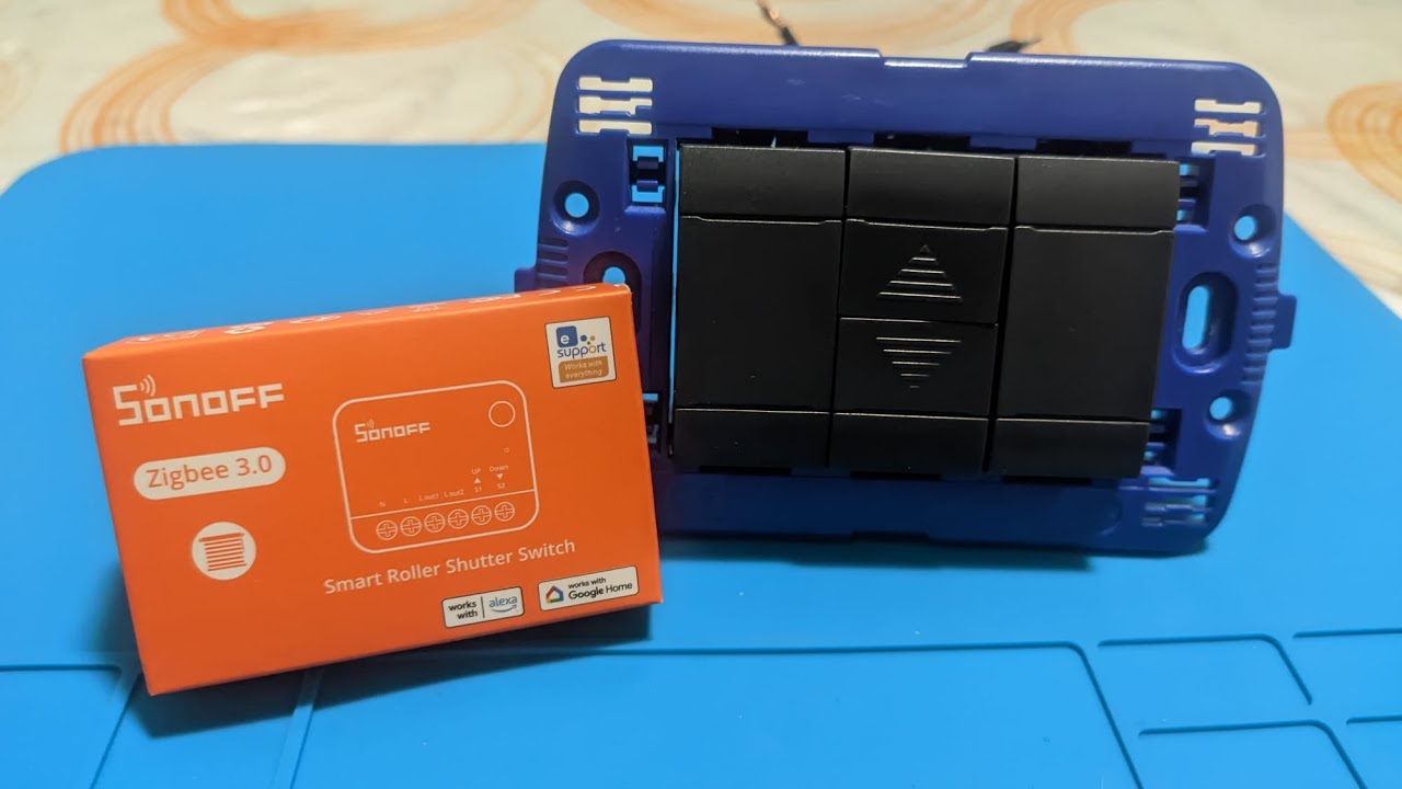 Sonoff MINI-ZBRBS, nuovo device zigbee per la gestione smart delle tapparelle.