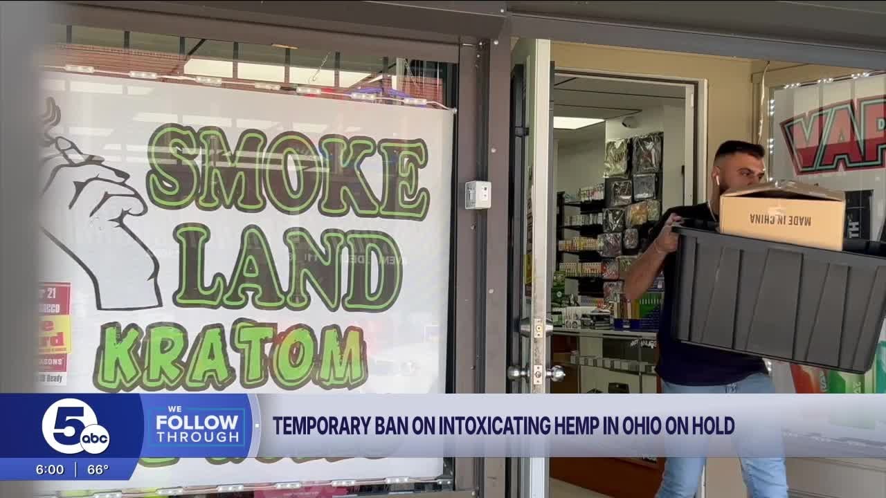 Judge blocks Gov. DeWine's ban on intoxicating hemp with a 14-day temporary restraining order