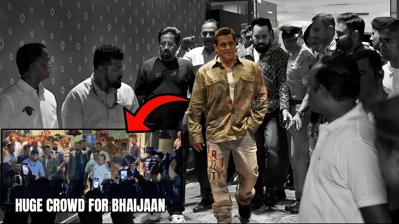 Salman Khan arrives at Jamnagar Airport to attend Anant Ambani - Radhika Merchant Pre Wedding