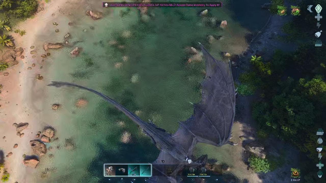 ARK Survival Ascended Spinosails run on Island pve ps5
