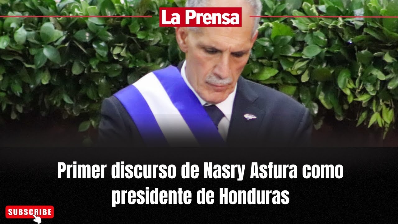 Primer discurso de Nasry Asfura como presidente de Honduras