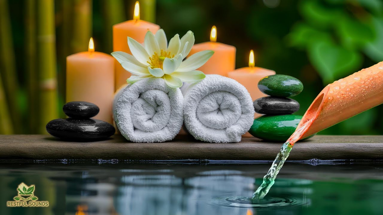 Healing Piano with Water Sounds 🌿 Relaxing Calming Music for Meditation and Emotional Balance