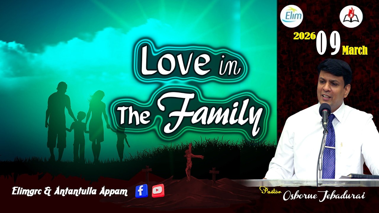 Antantulla Appam - English | 09  - March - 2026 | Daily Devotion - Pr. Osborne Jebadurai