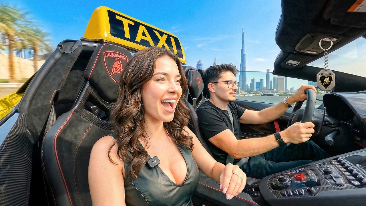 Haciendo TAXI en un LAMBORGHINI de 500.000€