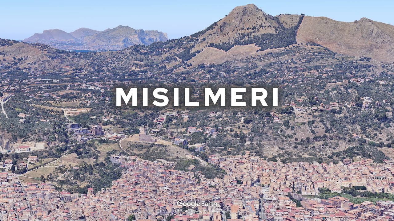 Misilmeri, Palermo, Sicilia | Vedute aeree via Google Earth